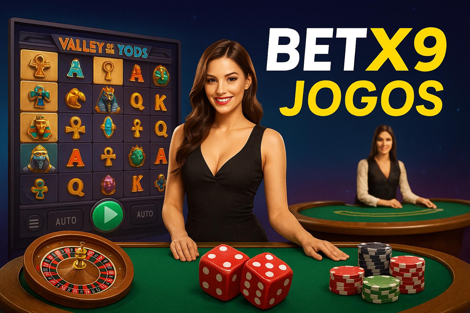 Jogos de cassino online inovadores e emocionantes na BETX9