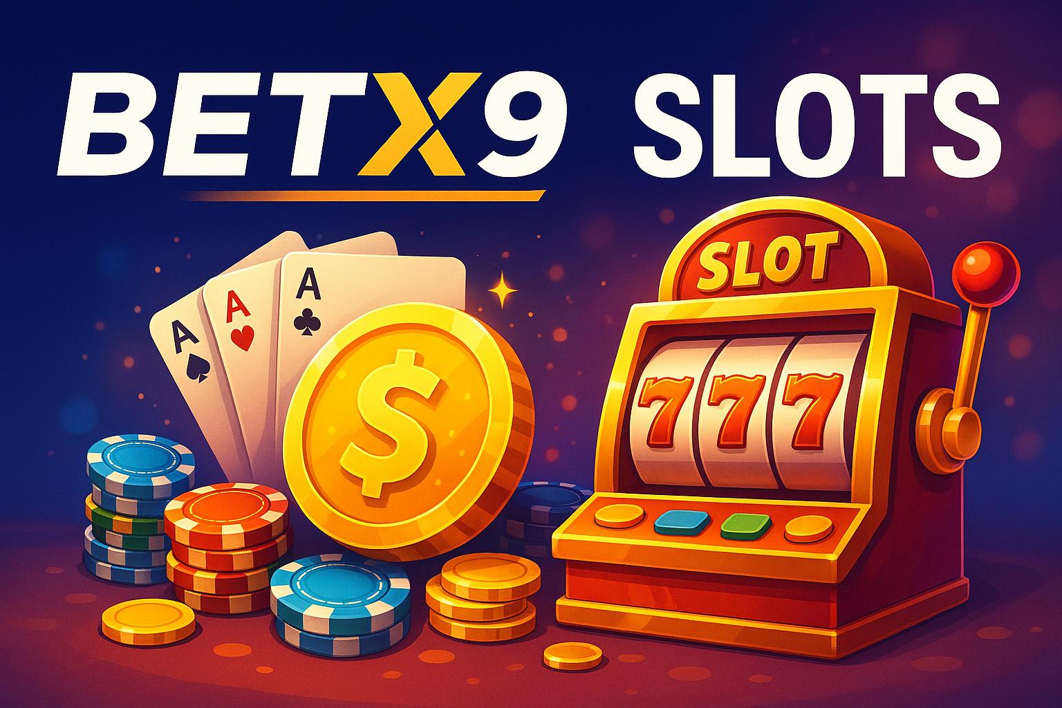 Explore o mundo das slot machines no BETX9 Casino